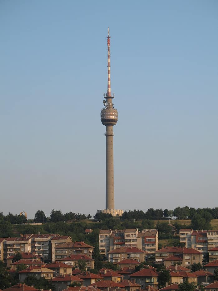 The Ruse TV Tower on Leventa Hill