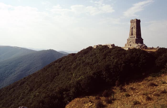 The Shipka Memorial seen from a distance
