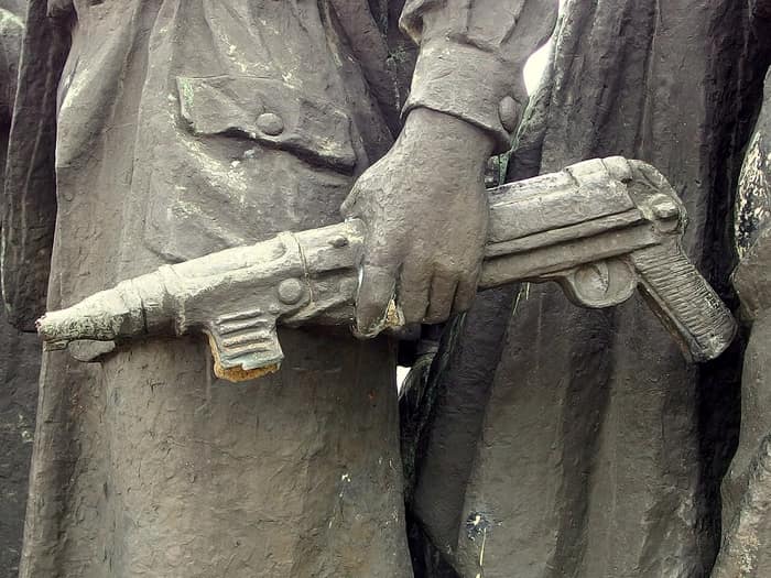 The Monument to the Soviet Army in Sofia, sculptural group