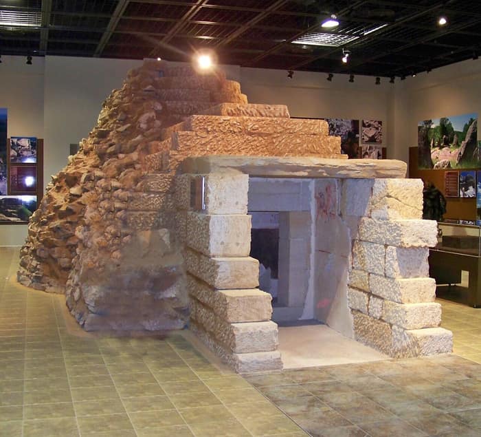 The Thracian tomb of Aleksandrovo, view of the site