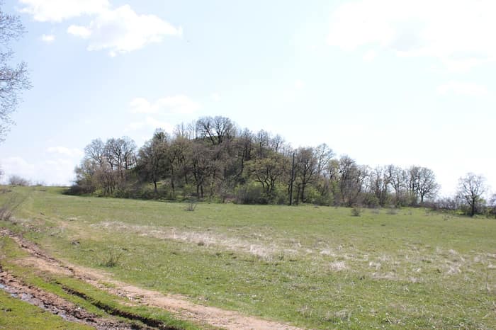 The burial mound of the Thracian tomb near Aleksandrovo