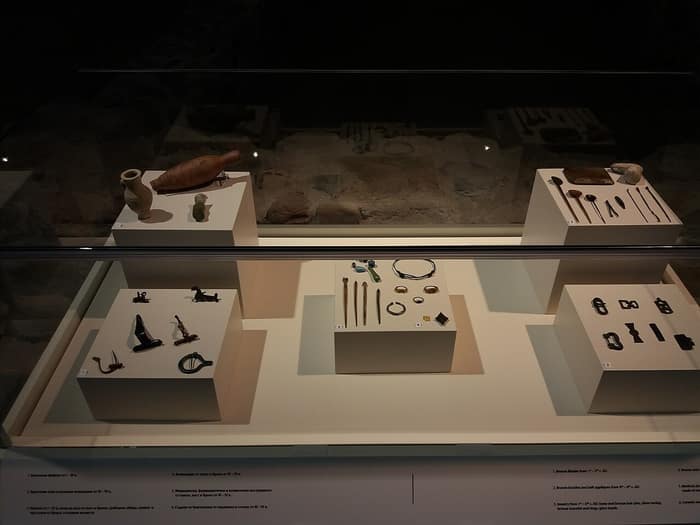 Archaeological exhibit from Serdica in Sofia, view 2