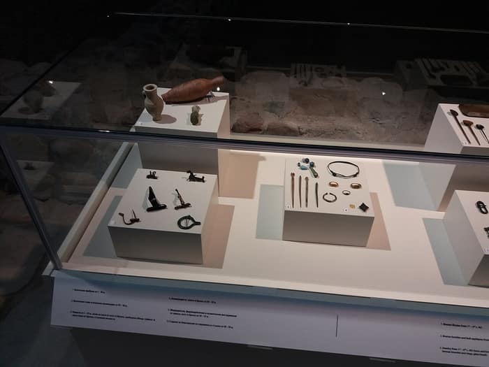 Archaeological exhibit from Serdica in Sofia, view 3