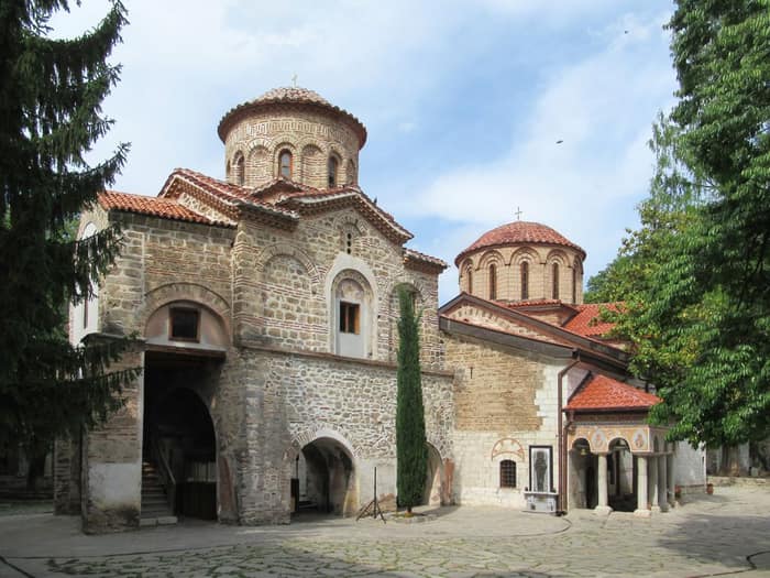 Mănăstirea Bachkovo, vedere spre clădiri