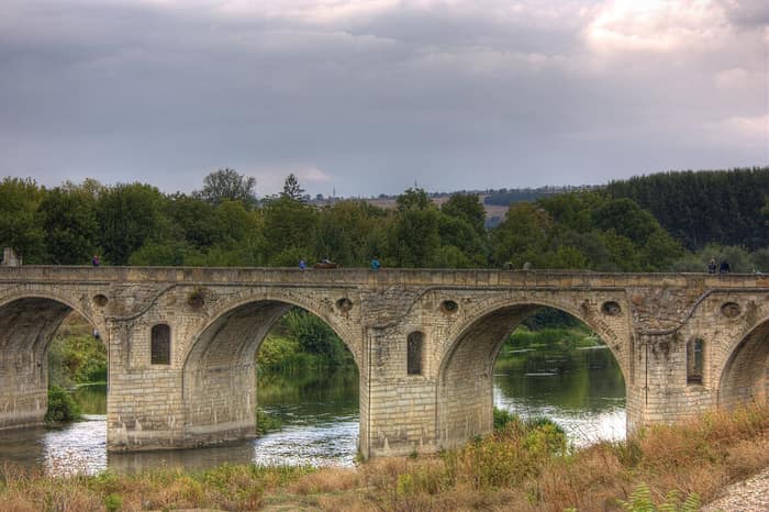 Belenski most, the stone arch bridge over the Yantra near Byala