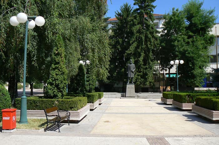 The Hristo Botev monument in Botevgrad, another view