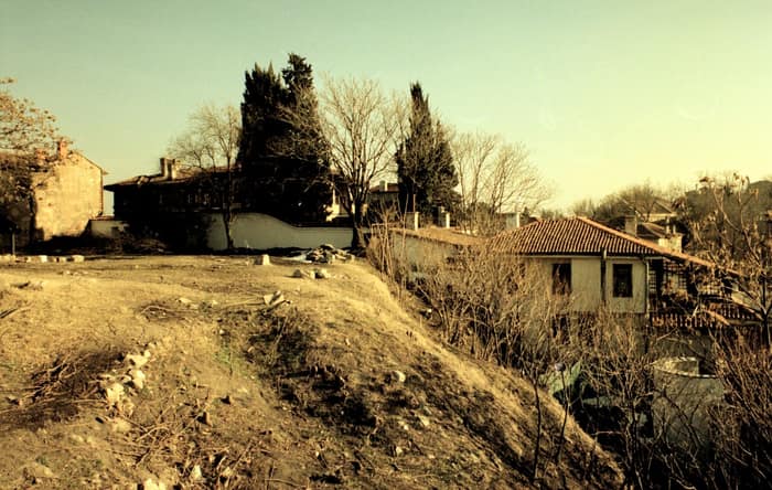 Nebet Tepe, Überreste der antiken Festung, erste Ansicht