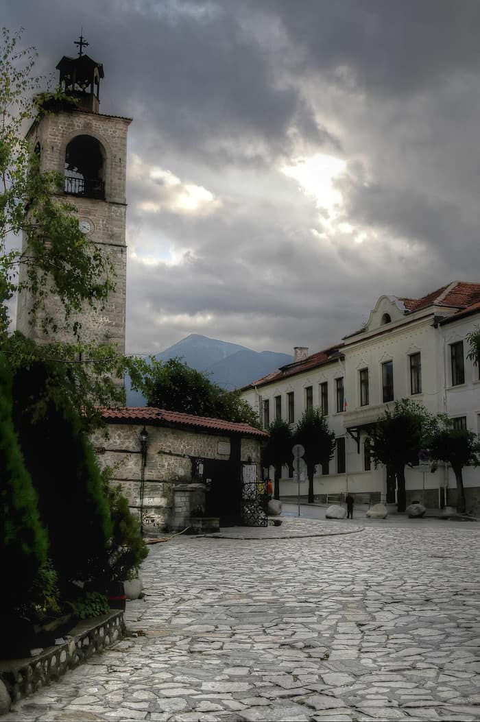 The centre of Bansko
