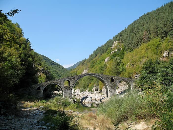 The Devil's Bridge over the Arda near Ardino
