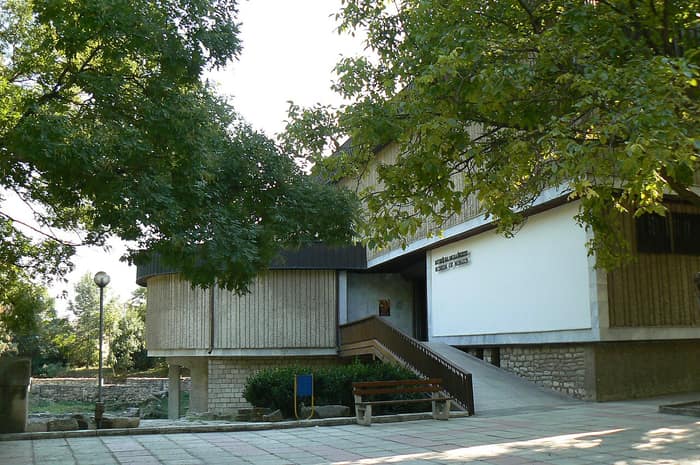 The building of the Museum of Mosaics in Devnya