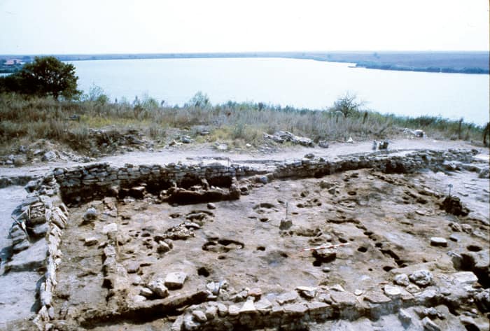 Excavated building 9 at Durankulak