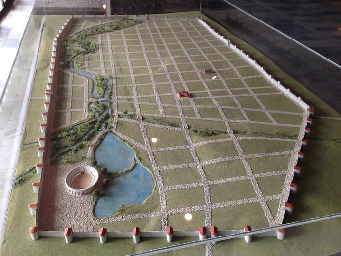 Model of the ancient city of Marcianopolis