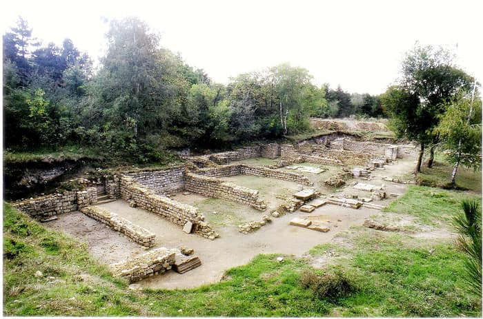 Novae, the headquarters building (principia) of the Roman legionary fortress