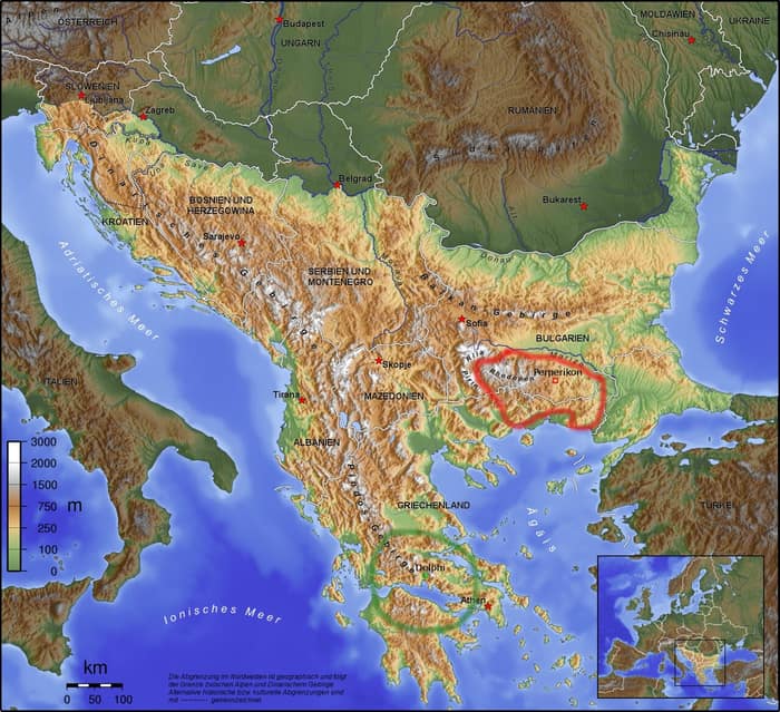 Map or diagram related to Perperikon