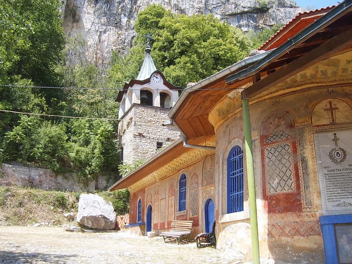 The Transfiguration Monastery in the Yantra gorge near Veliko Tarnovo