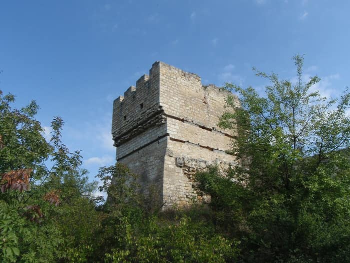 The tower of the medieval stronghold of Cherven